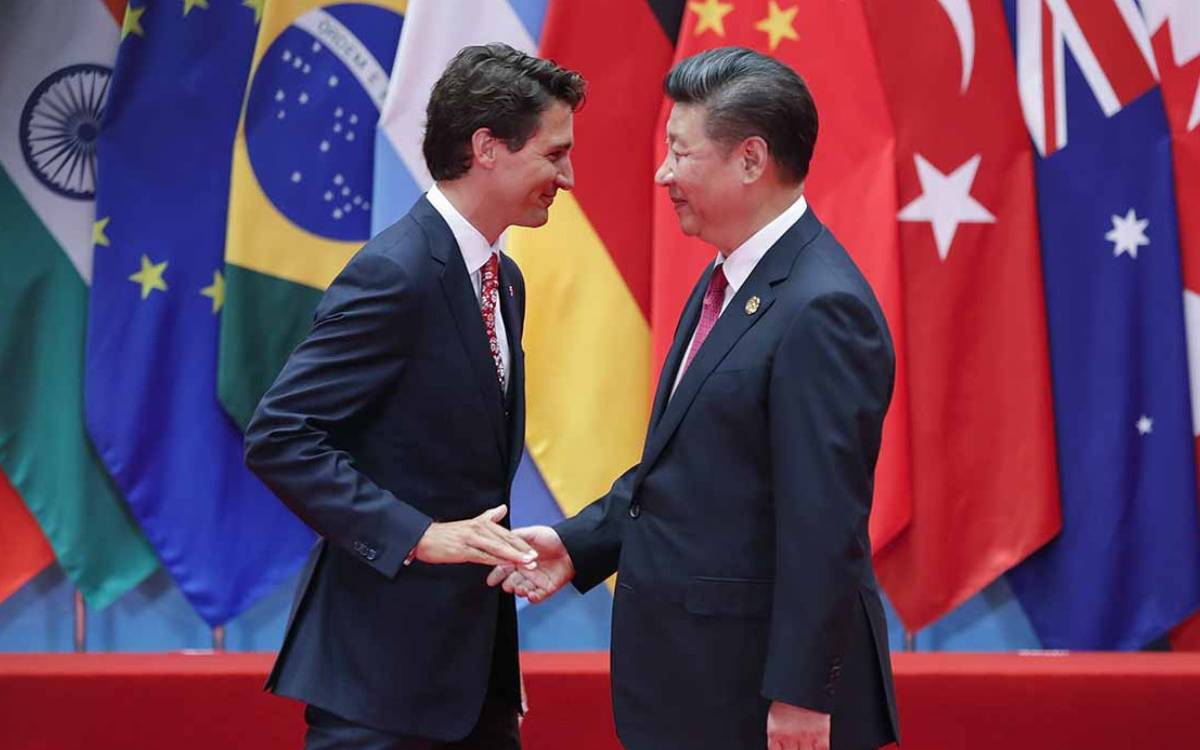 PM Trudeau and PM Jiping