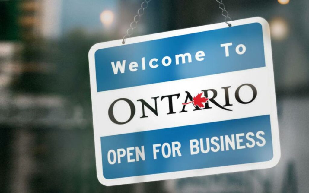 open for business sign