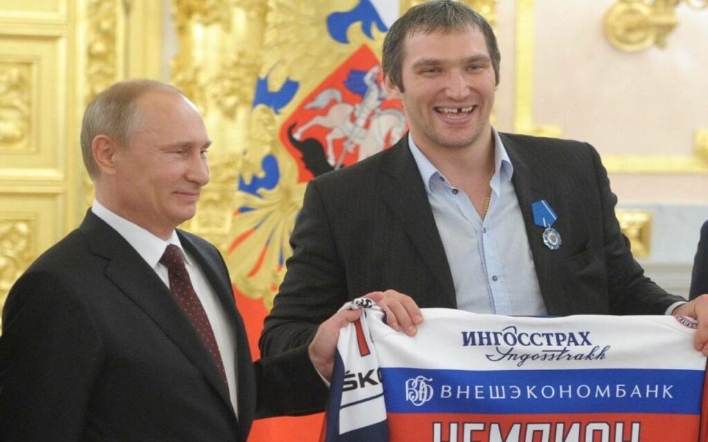Putin and Alex  Ovechkin 