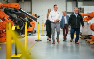In Niagara, Ford talks infrastructure and tours St. Catharines robotics facility